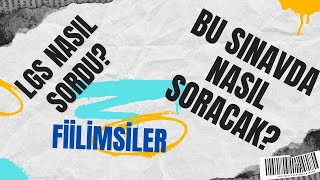 LGS FİİLİMSİLER lgs2025 2025 eğitim sınav [upl. by Nawad970]