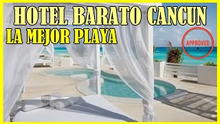 🔴 HOTEL en zona hotelera cancun con la mejor playa 😱  todo incluido BARATO Hotel Oleo Cancun ✅✅✅ [upl. by Almeria]