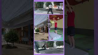 🏯Learn Shaolin Acrobatics in China🏯yukungfu china kungfu shaolin monk retreat digitalnomad [upl. by Gomar917]