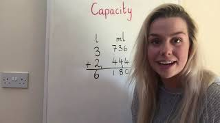 Maths Capacity Lesson 4 Adding Litres and Millilitres [upl. by Donaldson]