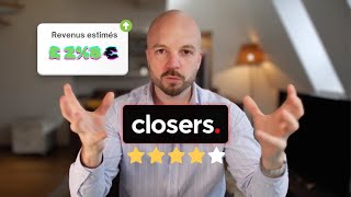 Devenir Closer  Mon Avis Après un An chez Closers Group [upl. by Eenttirb]