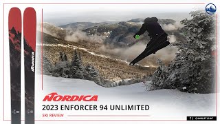 2023 Nordica Enforcer 94 Unlimited Ski Review with SkiEssentialscom [upl. by Aeneus]