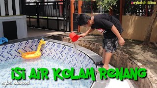 EYBEL SIBUK ISI AIR KOLAM RENANG  VIDEO LUCU [upl. by Esirrehc]