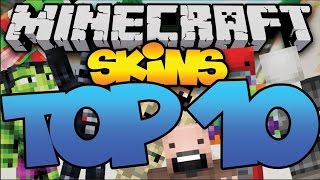 Minecraft Top 10 Skins HD [upl. by Amund386]