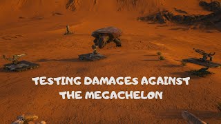 ARK MEGACHELON AND TESTING HOW TO DEFEND AGAINST IT  ARK SURVIVAL EVOLVED [upl. by Otreblif910]