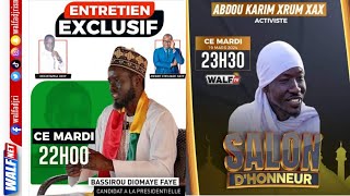 Spécial Salon Dhonneur Entretien Exclusif avec Bassirou Diomaye suivi dun dèbat avec Xrum Xax [upl. by Treve]