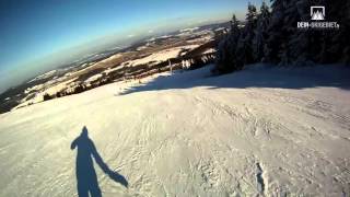 Skigebiet Wasserkuppe Rhön Kamerafahrt PanoramaAbfahrt [upl. by Arun397]