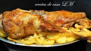 PALETILLA DE CORDERO Y PIERNA DE CORDERO AL HORNO RECETA SUPER DELICIOSA Y FÁCIL [upl. by Jacobsen]