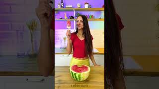 Create Healthy Watermelon Ice Cream A Cool DIY Idea 🍉🍦 shorts [upl. by Lasala]