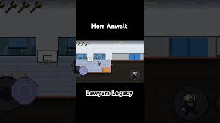 Herr Anwalt Lawyers Legacy pixelgaming pixelgames mobilegame shorts [upl. by Shulins]