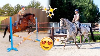 Crossles springen met Arena en GALOPPEREN op Olympus  felinehoi WEEKVLOG 271 [upl. by Schoenfelder]