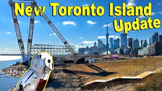 NEW Toronto ISLAND Villiers Island Construction Update  Don River Plug Removal [upl. by Eednak545]