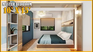 Bedroom Interior Design 10x15 feet Walkthrough bedroomdesign interiordesign bedroom bedroomdecor [upl. by Ailyn]