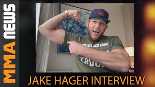 Jake Hager talks Bellator 250 AEW amp Dark Side of The Ring [upl. by Akirdnwahs95]