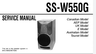 Review bafles cajas acusticas modelo ssw550g sony mhcw550 [upl. by Marvel]