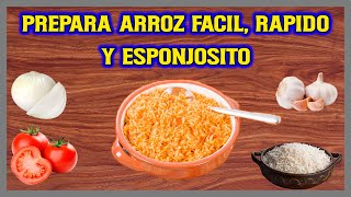 🍅 COMO HACER ARROZ ROJO 🍚 [upl. by Bertolde]