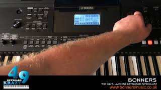 The New Yamaha PSREW410 Keyboard  Tutorial [upl. by Schwartz]