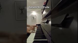 Ballade No2 Coda practice shorts chopin piano classicalmusic [upl. by Shreeves842]