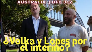 UFC regresa a Australia pero a la espera de TOPURIA VS HOLLOWAY [upl. by Gilcrest]