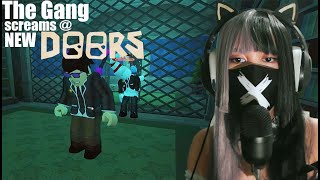 The Gang and Friends in NEW DOORS Roblox  The Gang Adventures [upl. by Artemahs]