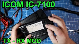 Icom IC7100 Frequency Expansion [upl. by Sheri207]