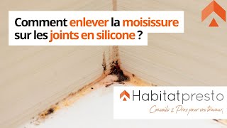 Comment enlever la moisissure sur les joints en silicone  comment nettoyer joint silicone [upl. by Nyrb]