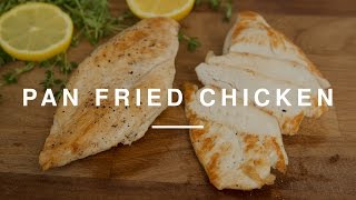 Pan Seared Chicken Breasts Recipe Juicy amp Easy  How to Cook Chicken by MOMables [upl. by Aneerhs515]