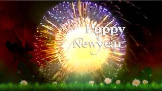 Happy New Year Wishes Background Animation amp Whatsapp Share Free Video [upl. by Atnoled]