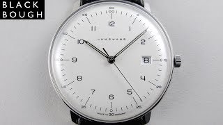 Junghans Max Bill 041446100 steel wristwatch [upl. by Tarsuss]