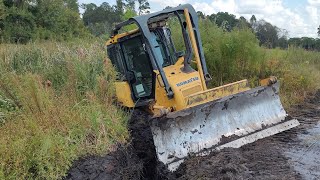 I Got Stuck Dredging The Next Cove 9 Acre Pond Rehab [upl. by Scheer]