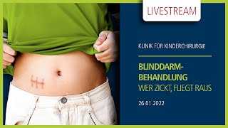 KINDERCHIRURGIE LIVE  Blinddarmbehandlung oder quotWer zickt fliegt rausquot [upl. by Rede]