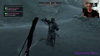 Skyrim Highlight Ebony Warrior vs Karstaag [upl. by Marcellina]