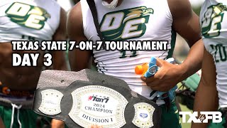 Texas State 7on7 Tournament DAY 3 Highlights txhsfb 7on7 football highlights [upl. by Deevan]