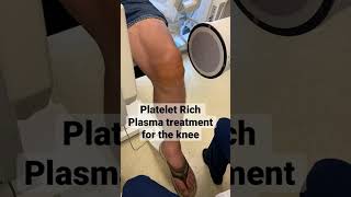 Platelet Rich Plasma PRPTreatment on the knee [upl. by Yenittirb104]