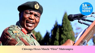 Chiwenga Flexes Muscle “Fires” Mutsvangwa [upl. by Etnod]