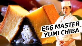 How Master Sushi Chef Yumi Chiba Perfected Tamago — Omakase Japan [upl. by Young]