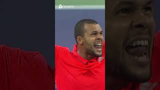 JoWilfried Tsonga Insane DIVING Volley Vs Nadal 🤯 [upl. by Rica]