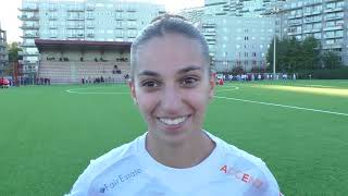 Lina Haulani après RWDM Girls  Leeuw Brucom le 28092024 [upl. by Acino]