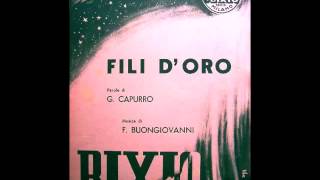 Carlo Buti  Fili doro con testo [upl. by Otecina13]