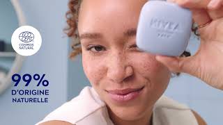 NIVEA Naturally Clean  les nettoyants et gommages visage solides [upl. by Hgiel]