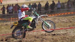 Uwe Weber mit MZ GT 350 Baujahr 1979 bei der 20 ClassicEnduro in Zschopau 2022 [upl. by Elinore]