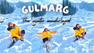 Gulmarg Kashmir in January  The Winter Wonderland  Gulmarg Gondola Ride [upl. by Ecyla699]