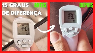 O MELHOR ISOLANTE TÉRMICO é mais BARATO para CASA com TELHADO [upl. by Kandace]