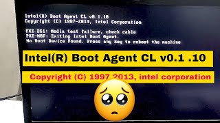 intel r boot agent cl v8110  intel r boot agent cl v8110 कैसे करें how to fix intel r [upl. by Hardy]