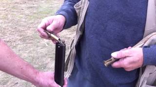 How to load a black powder muzzle loader [upl. by Ninette]