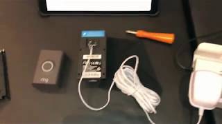 Ring Door Bell Setup Using external Power Plug adapter 052018 [upl. by Krever]