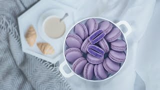 How to make perfect macarons with hand mixer macaronage oven drying 실패없는 마카롱 만들기핸드믹서 기계나쥬고온열풍건조 [upl. by Namijneb]