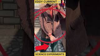 eddy current class 12  science experiment experiment science physics shorts [upl. by Noni]