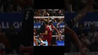 Viktor Poletaevquái vật nhảy thẳng đứng 360cm từ Nga 🇷🇺 bongchuyen volleyball mebongchuyen [upl. by Romonda]