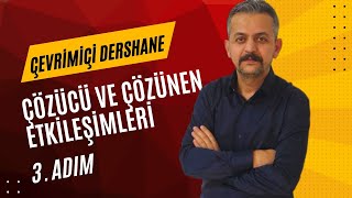 3 Adım Kimya AYT Çözümleri  Çözücü ve Çözünen Etkileşimleri 3 Adım [upl. by Fox]